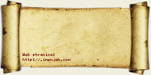 Danica Sebić vizit kartica